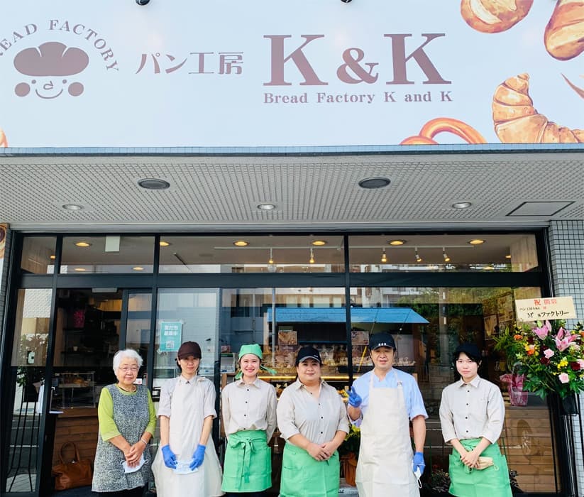 パン工房K&K様看板事例